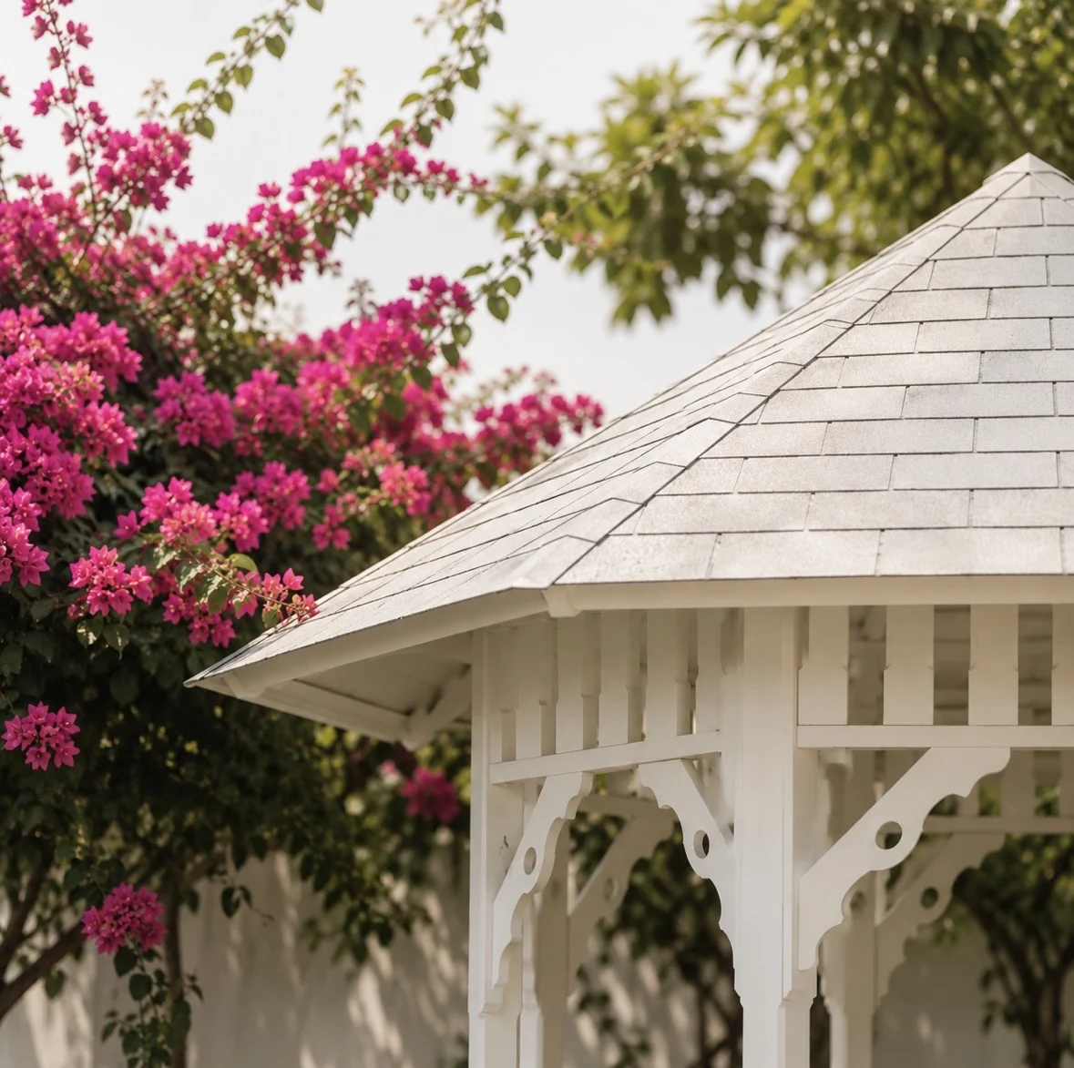 Garden setting at ESTÉ by Agnesta